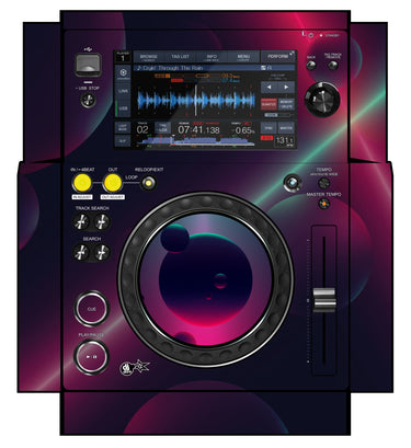 Pioneer DJ XDJ 700 Skin Retro Bubble